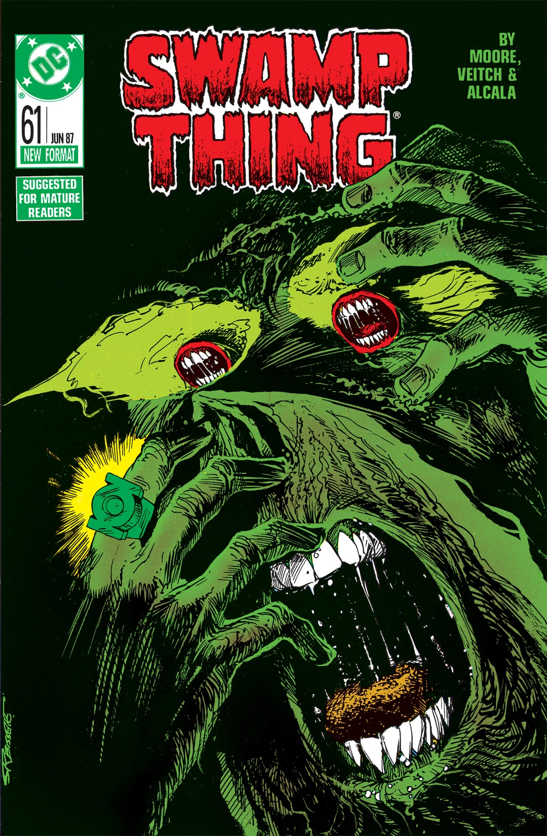 Swamp Thing #61 (DC, 1987 — Cover A) cover